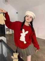 Bulk Clearance Sweet Red Pullover Sweater One Size - About 185 Pieces - Image 3