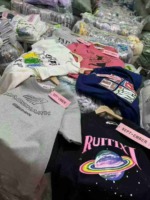 5000 Pcs Heavyweight Unisex Oversized Short Sleeve T-Shirts, Assorted Prints Clothing Stock Lot - Image 5