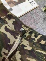 Summer New Brand Original American High Stretch Camo Multi-pocket Cargo Denim Mini Skirt, 149 Pieces Stock Lot Wholesale - Image 3