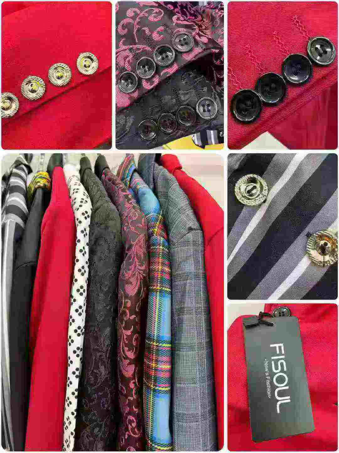 222 Pieces High Quality Blazers Clearance Stock Lot For Bulk Wholesale - Image 2