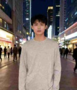 Men's Pure Cotton Solid Long Sleeve Tops, About 300 Pieces Bulk Stock Clearance Wholesale - Image 8