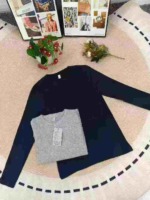 Men's Pure Cotton Solid Long Sleeve Tops, About 300 Pieces Bulk Stock Clearance Wholesale - Image 6