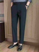 833 Pieces Casual Draping Men's Suit Pants Stock Wholesale For Export - Image 6