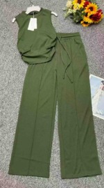 Summer New Branded Original American High Stretch Ice Silk Casual Sets - 25 Sets Bulk Clearance 10.6 CNY - Image 6