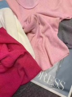 Summer New Plain Simple Ice Silk Knit Short Sleeve T-Shirts, Approx 2000 Pieces Bulk Clearance Stock - Image 2