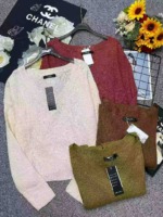 New Spring Branded Original American Plain Simple V-neck Pullover Sweater - 118 Pieces Bulk Stock Wholesale - Image 1