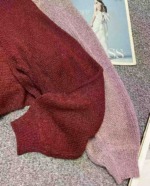 Spring Summer New Plain Loose Lantern Sleeve Knit Cardigan Outerwear, 128 Pieces, Clearance, Free Black Tube Top - Image 2