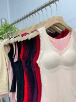 290 Pieces Fleece Lined Thermal Stretchy Fitted Warm Inner Vests Stock Clearance Wholesale - Image 3