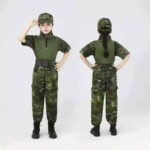 Brand New Kids Camouflage Tops, 570 Pieces, Sizes 120-180, Individual Packing, Wholesale Clearance - Image 1