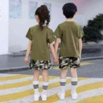 Brand New Kids Camouflage Tops, 570 Pieces, Sizes 120-180, Individual Packing, Wholesale Clearance - Image 8
