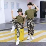 Brand New Kids Camouflage Tops, 570 Pieces, Sizes 120-180, Individual Packing, Wholesale Clearance - Image 3
