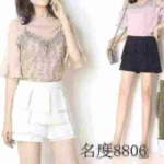 775 Pieces High Quality Chiffon Pleated Cake Culottes Clearance Stock Wholesale for Export - Image 9