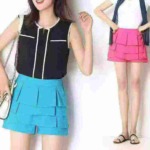 775 Pieces High Quality Chiffon Pleated Cake Culottes Clearance Stock Wholesale for Export - Image 8