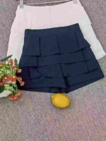 775 Pieces High Quality Chiffon Pleated Cake Culottes Clearance Stock Wholesale for Export - Image 3