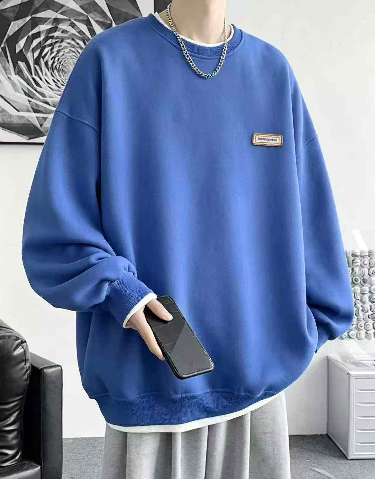 104 Pcs Men's Sweatshirts Clearance Stock Wholesale, Sizes M-L-XL With Individual Packaging - Image 2