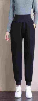 106 Pcs Women's Ribbed Sherpa Fleece Sweatpants Bulk Clearance Stock Wholesale - Image 5