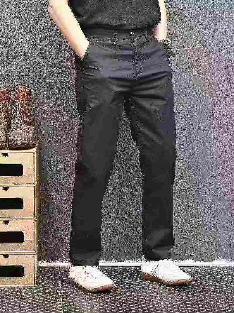 Brand Cut-label Men's Summer Loose Straight Business Casual Long Pants - 4000 Pieces Stock Lot - Image 1