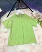 900 Pieces Unisex Older Kids 95% Cotton Plain T-Shirts Bulk Stock For Wholesale - Image 1