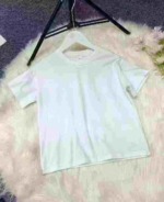 900 Pieces Unisex Older Kids 95% Cotton Plain T-Shirts Bulk Stock For Wholesale - Image 7