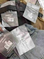 Women's Summer High Waist Maillard Color Cargo Denim Shorts Straight Wide Leg 350 Pieces Bulk Clearance - Image 3