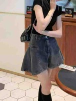 Women's Summer High Waist Loose Denim Shorts, 2 Colors, Sizes S-XL, 120 Pcs Full Bulk Clearance, Authentic Independent Packing - Image 6