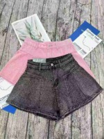 Women's Summer High Waist Loose Denim Shorts, 2 Colors, Sizes S-XL, 120 Pcs Full Bulk Clearance, Authentic Independent Packing - Image 4