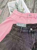 Women's Summer High Waist Loose Denim Shorts, 2 Colors, Sizes S-XL, 120 Pcs Full Bulk Clearance, Authentic Independent Packing - Image 3