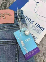 111 PCS New Summer Stretchy Ripped Loose A-line Wide Leg Denim Hot Shorts, Size S-XL, YKK Zipper High Quality - Image 2