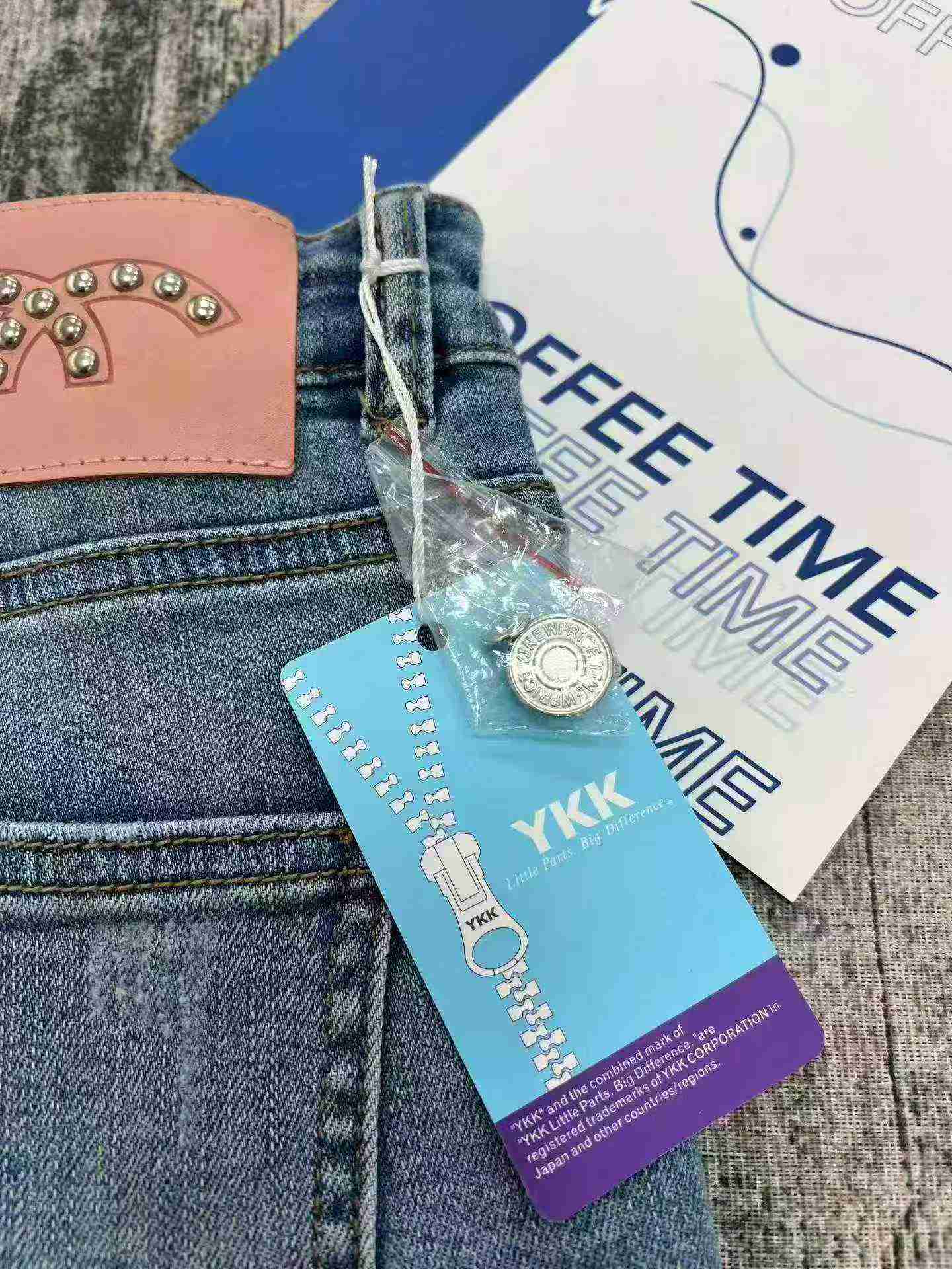 111 PCS New Summer Stretchy Ripped Loose A-line Wide Leg Denim Hot Shorts, Size S-XL, YKK Zipper High Quality - Image 2