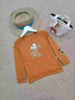 Clearance Stock 383 Pcs Kids Bamboo Cotton Long Sleeve T-Shirts, Printed & Mickey Embroidery, Size 80-150 (No 110/120), Independent Packing - Image 7