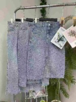 225 Pieces Assorted Sizes Denim Skirts Clearance Stock Wholesale Export - Image 5
