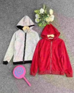 735 Pcs Kids Pure Cotton Hooded Cardigan Sweatshirts Stock Lot Wholesale - Image 9