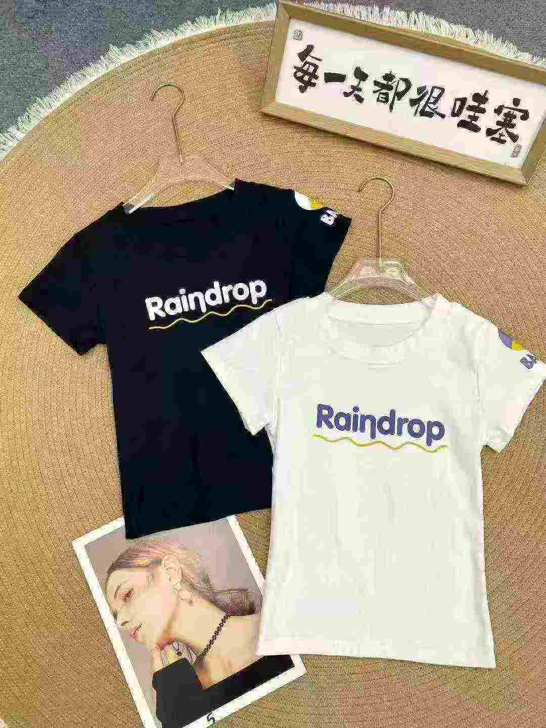 192 Pieces Women's Pure Cotton Printed Short Sleeve T-Shirts (S-XL) Individual Packing Stock Lot - Image 1