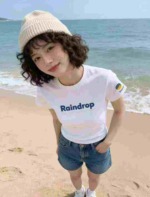 192 Pieces Women's Pure Cotton Printed Short Sleeve T-Shirts (S-XL) Individual Packing Stock Lot - Image 5