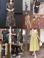 Assorted Dresses Stock Collection, Total 7069 Pieces, Sizes S to 3XL, Bulk Clearance 5.0 CNY Per Piece - Image 4