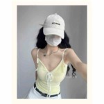 Summer New Sexy Slim Fit Stretchy Knit Camisoles 858 Pieces Bulk Stock Clearance Wholesale - Image 5