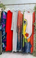 425 Pcs Mixed Sizes Foreign Trade Style Dresses Clearance Stock Wholesale - Image 7