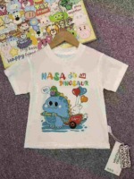 342 Pieces Miduo Brand High Quality Kids 100% Cotton Crew Neck T-Shirts Stock Lot, Complete Sizes With Hangtags - Image 8