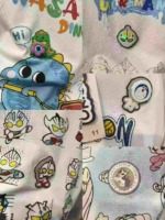 342 Pieces Miduo Brand High Quality Kids 100% Cotton Crew Neck T-Shirts Stock Lot, Complete Sizes With Hangtags - Image 4