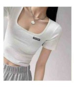 Bulk Wholesale Stock 570 Pieces Trendy Hot Girl Crop Tops - 4 Colors Sizes 1-4 - Image 1