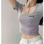 Bulk Wholesale Stock 570 Pieces Trendy Hot Girl Crop Tops - 4 Colors Sizes 1-4 - Image 4