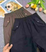 Clearance Bulk Unisex Big Kids Cotton Multi-pocket Wide Leg Cargo Sports Pants, Total 1622 Pieces - Image 4