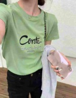 491 Pieces 220GSM Cotton Letter Printed Y2K T-Shirts, Full Clearance, Individual Packing, Sizes S-6XL Bulk Wholesale - Image 7