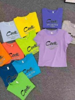 491 Pieces 220GSM Cotton Letter Printed Y2K T-Shirts, Full Clearance, Individual Packing, Sizes S-6XL Bulk Wholesale - Image 5