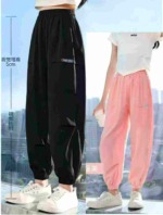 Bulk Clearance Kids Unisex Thin Ice Silk Quick Dry Cargo Sport Pants 1857PCS 6 Colors Sizes 120-170 - Image 9