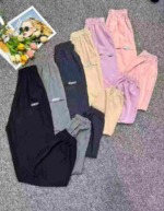 Bulk Clearance Kids Unisex Thin Ice Silk Quick Dry Cargo Sport Pants 1857PCS 6 Colors Sizes 120-170 - Image 4