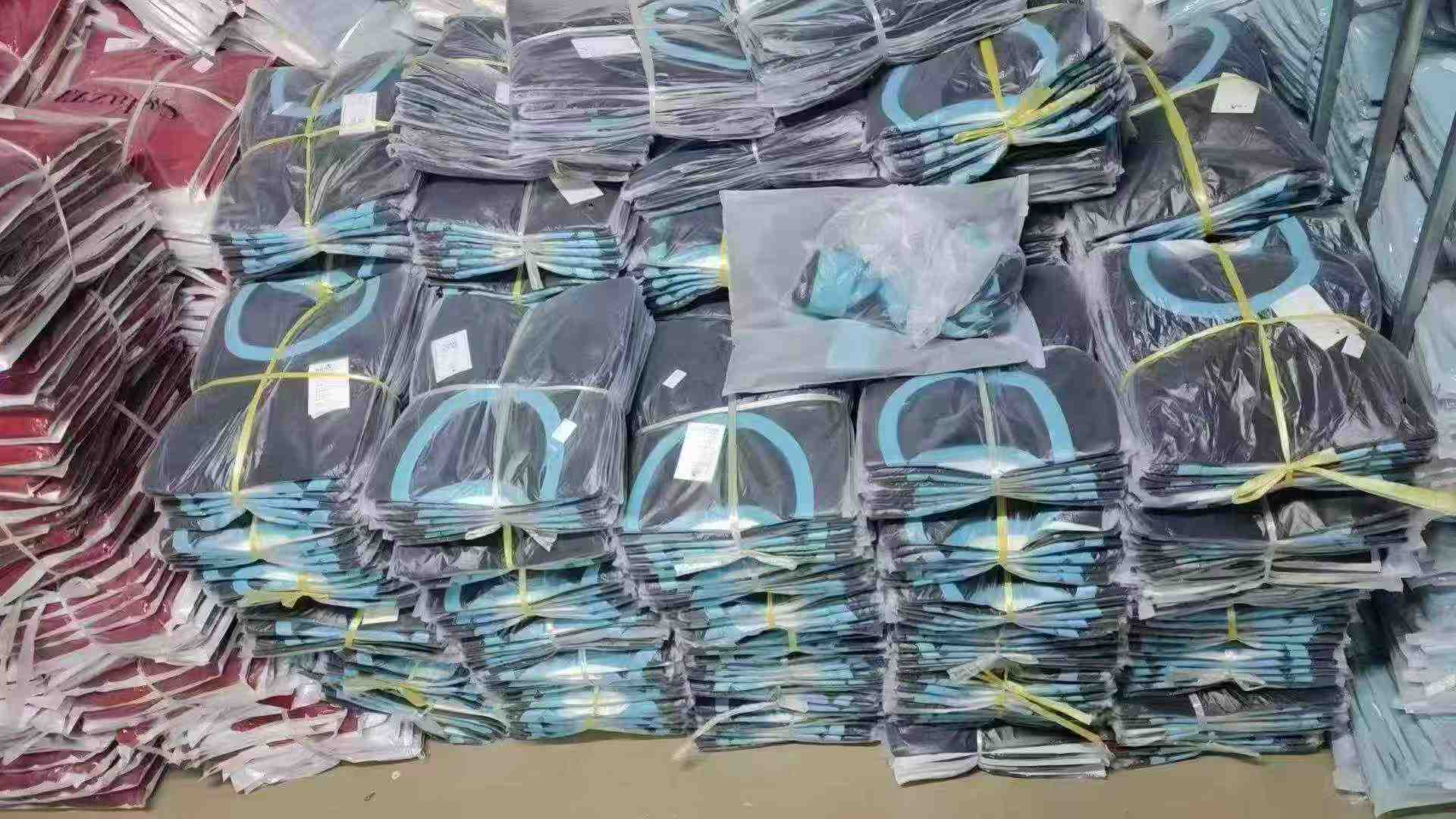 Flash Clearance: 530 Pieces High Stretch Color Block Fake Two-Piece U-Neck Women's T-Shirts - Image 2