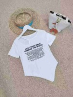 Clearance 186 Pieces Sweet Sexy Hollow Out Design Short Sleeve T-Shirts Bulk Wholesale Stock - Image 6