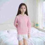 1398 Pieces Kids Plain Hoodies Bulk Clearance Wholesale Size 90-150 - Image 5