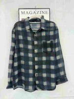Casual Plaid Loose Long Sleeve Summer Sunscreen Shirts S-2XL 407 Pieces Bulk Stock Wholesale - Image 3